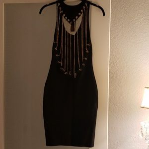 NWT Black body con dress